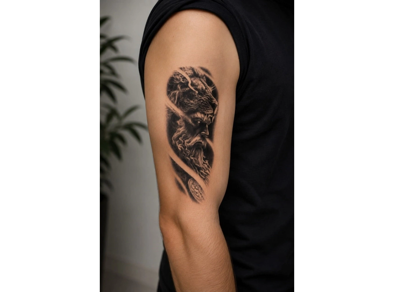 Aslan Dövme Geçici Tattoo