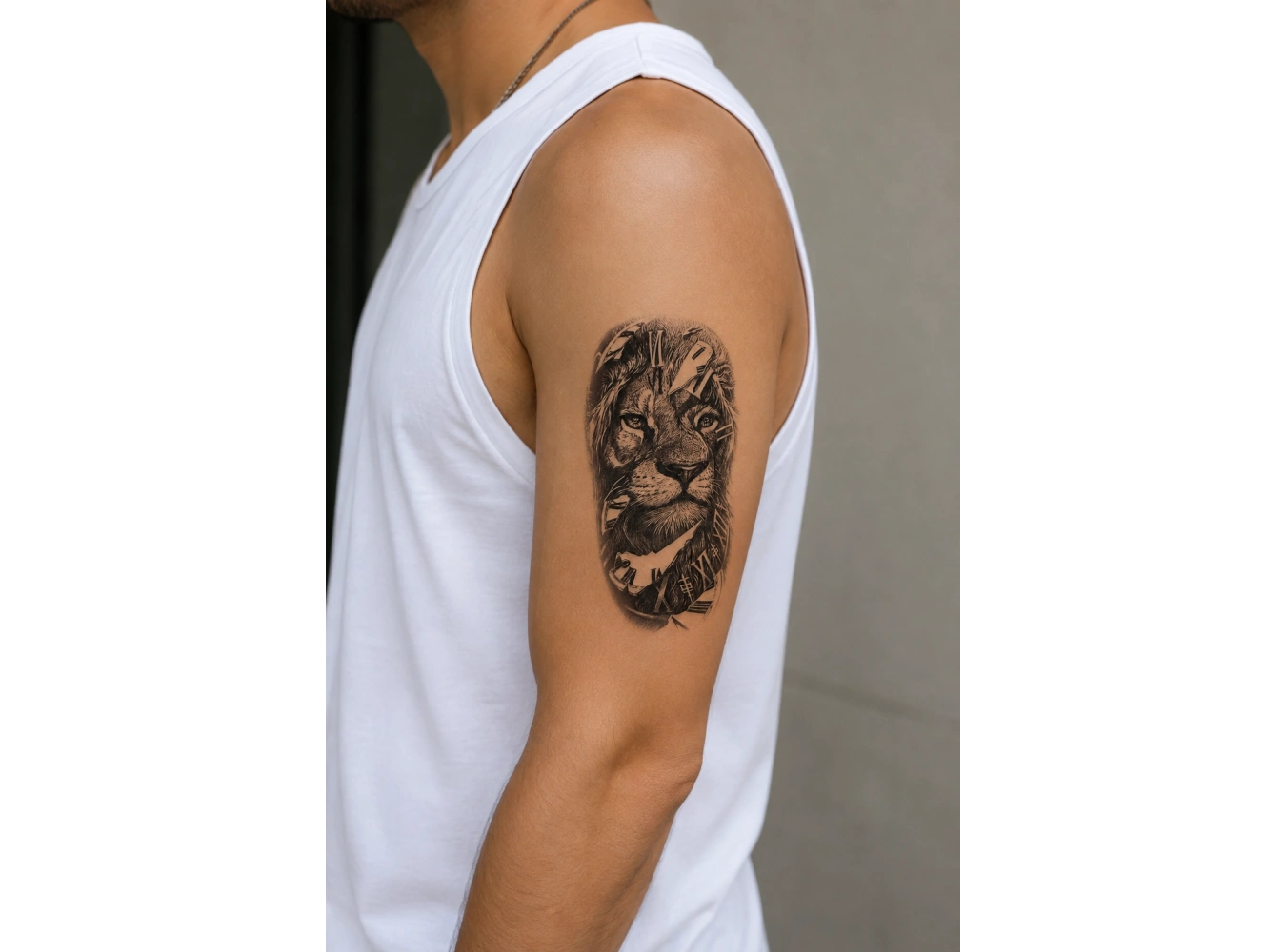 Aslan Dövme Geçici Tattoo