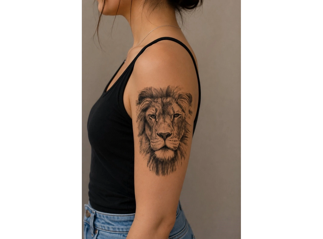 Aslan Geçici Dövme Tattoo