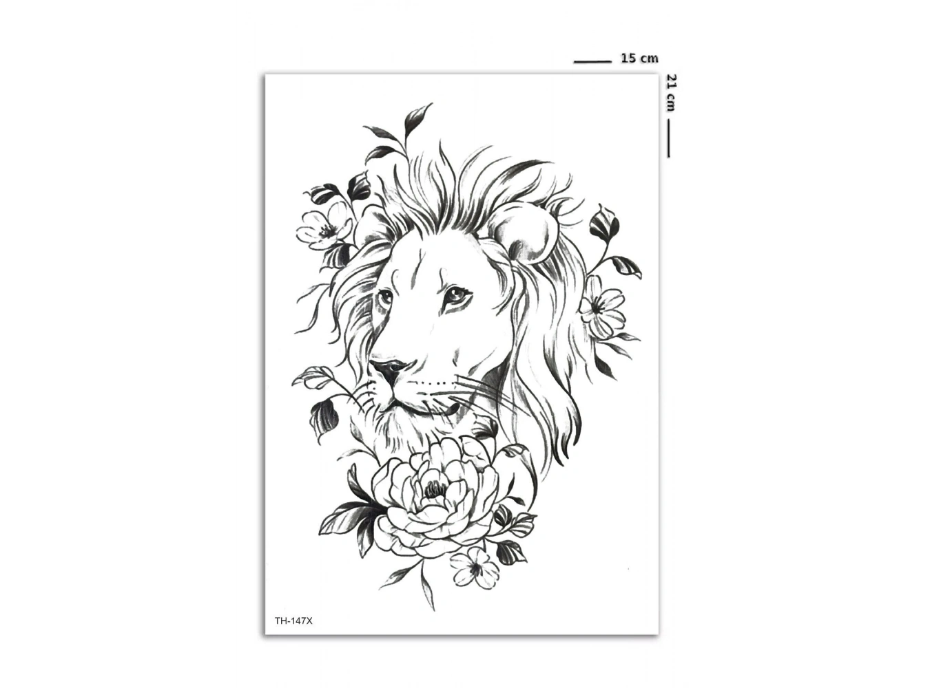Aslan Geçici Dövme Tattoo