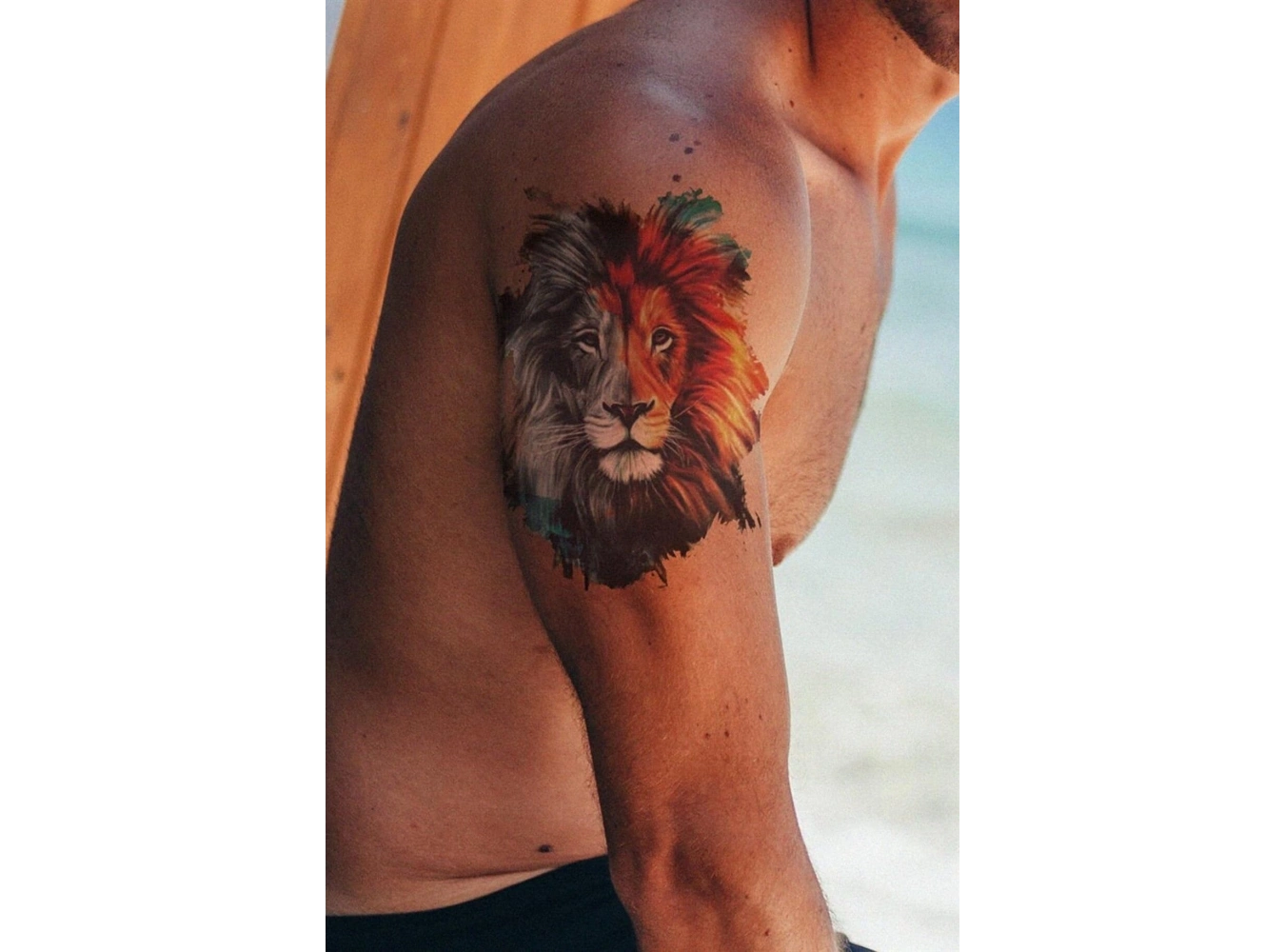 Aslan Geçici Dövme Tattoo