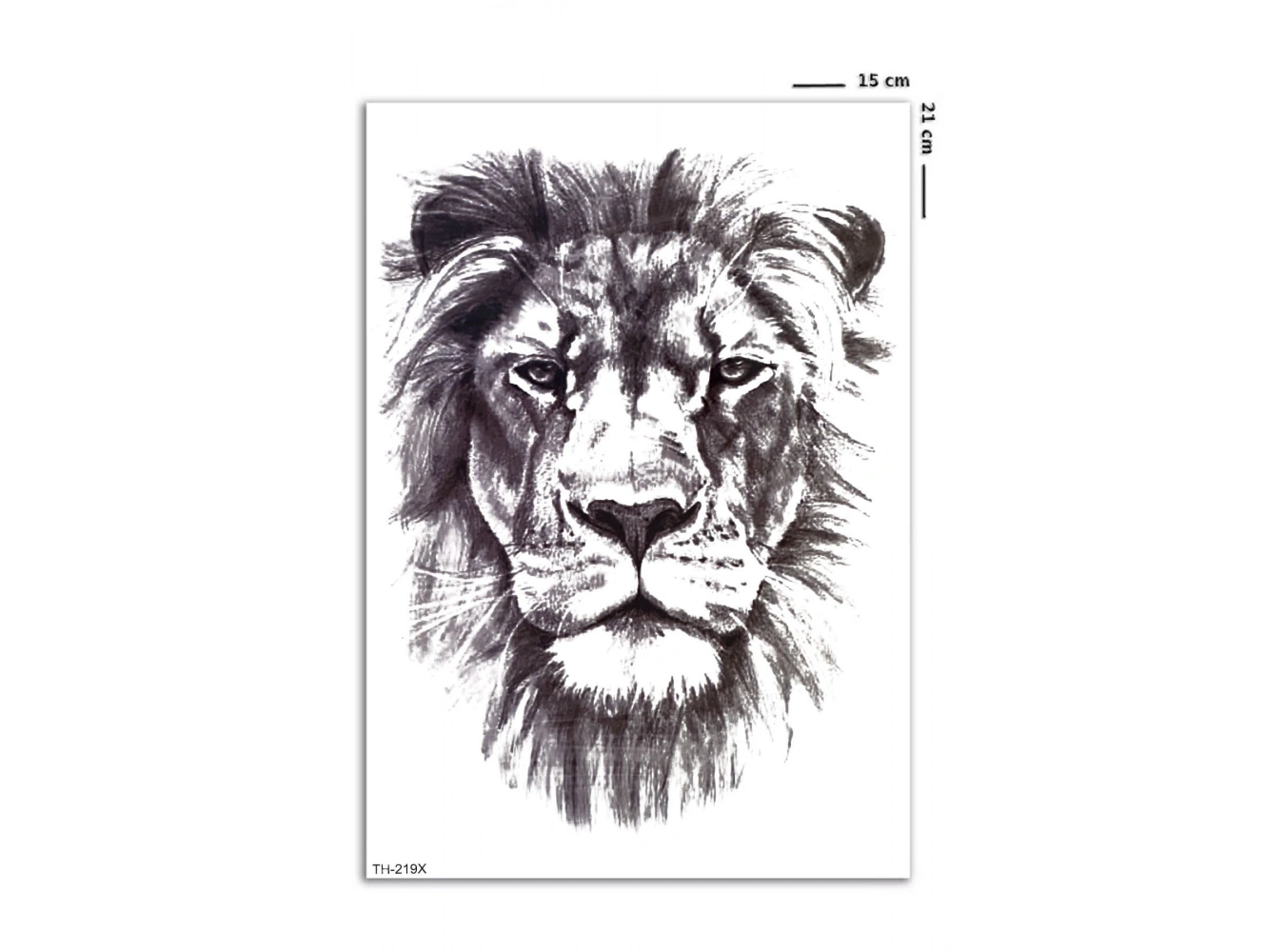 Aslan Geçici Dövme Tattoo