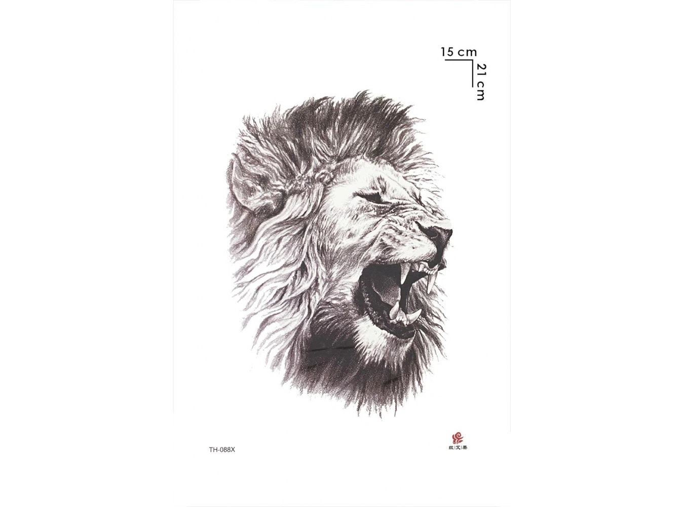 Aslan Geçici Dövme Tattoo