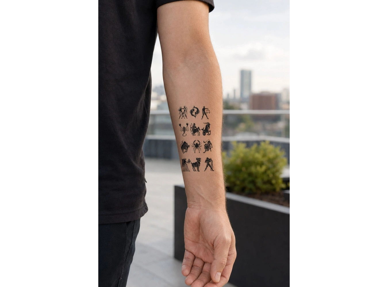 Astroloji Burçlar Geçici Dövme Tattoo