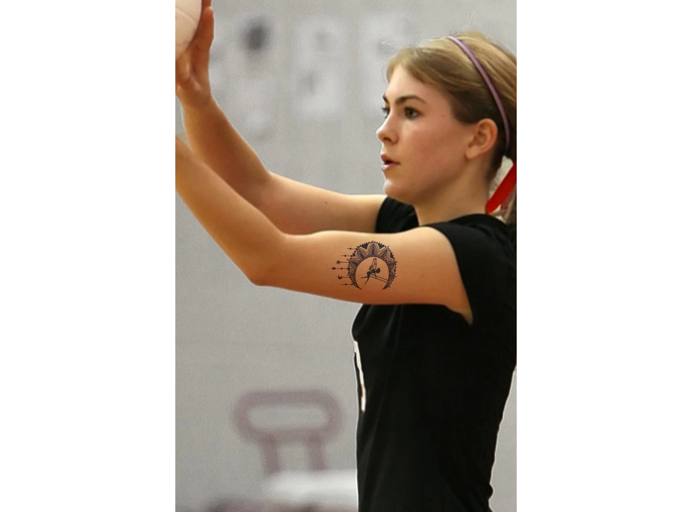 Ay Ve Peri Kız Figürlü 12 Saat Sonra Kararan Geçici Dövme Tattoo