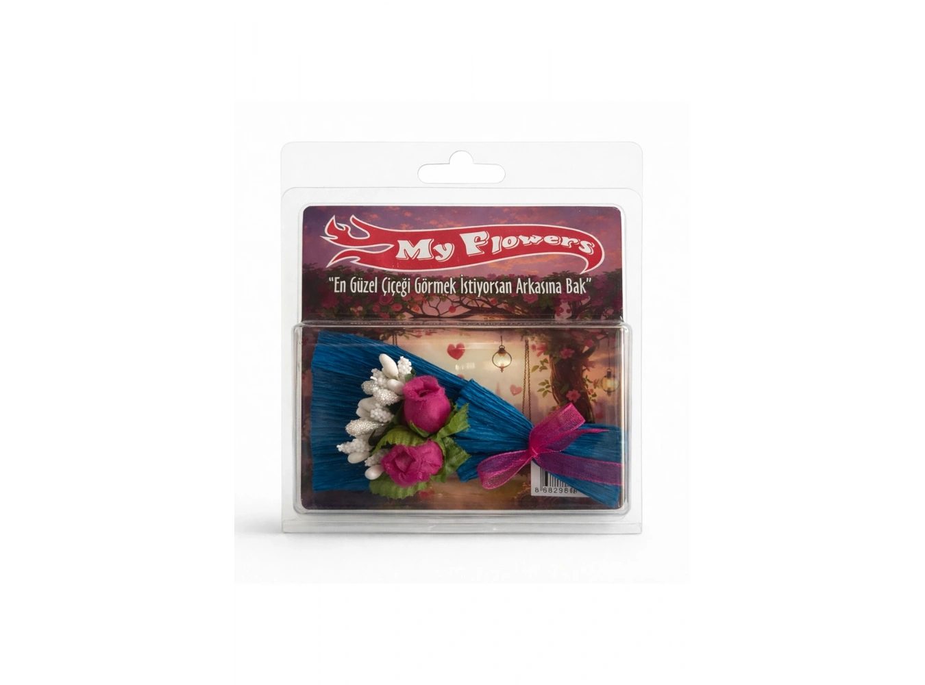 Aynalı Mini Buket Solmayan Anlamlı Hediye