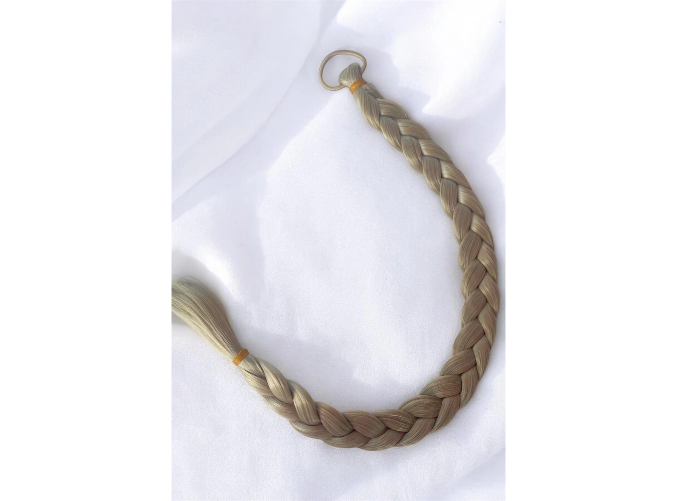 Bal Köpüğü Renk Örgülü At Kuyruğu Saç