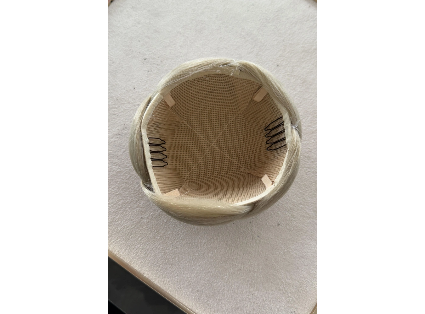 Bal Köpüğü Renk Örgülü Topuz Tokası