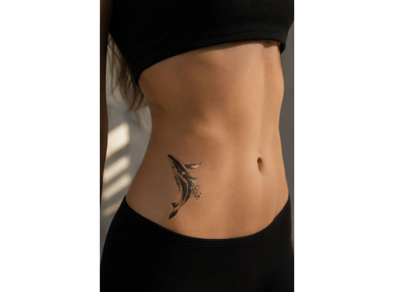 Balina Mini Geçici Dövme Tattoo