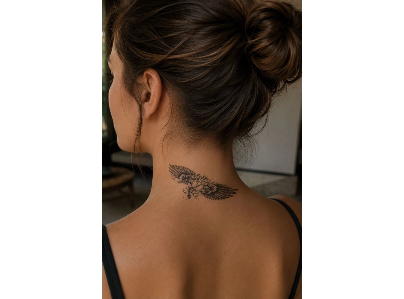 Bateri Kanat Mini Geçici Dövme Tattoo