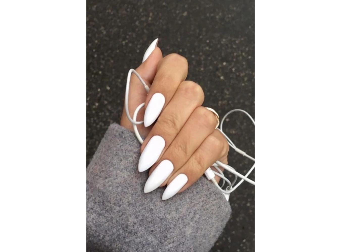 Beyaz Renk 12li Takma Tırnak Seti