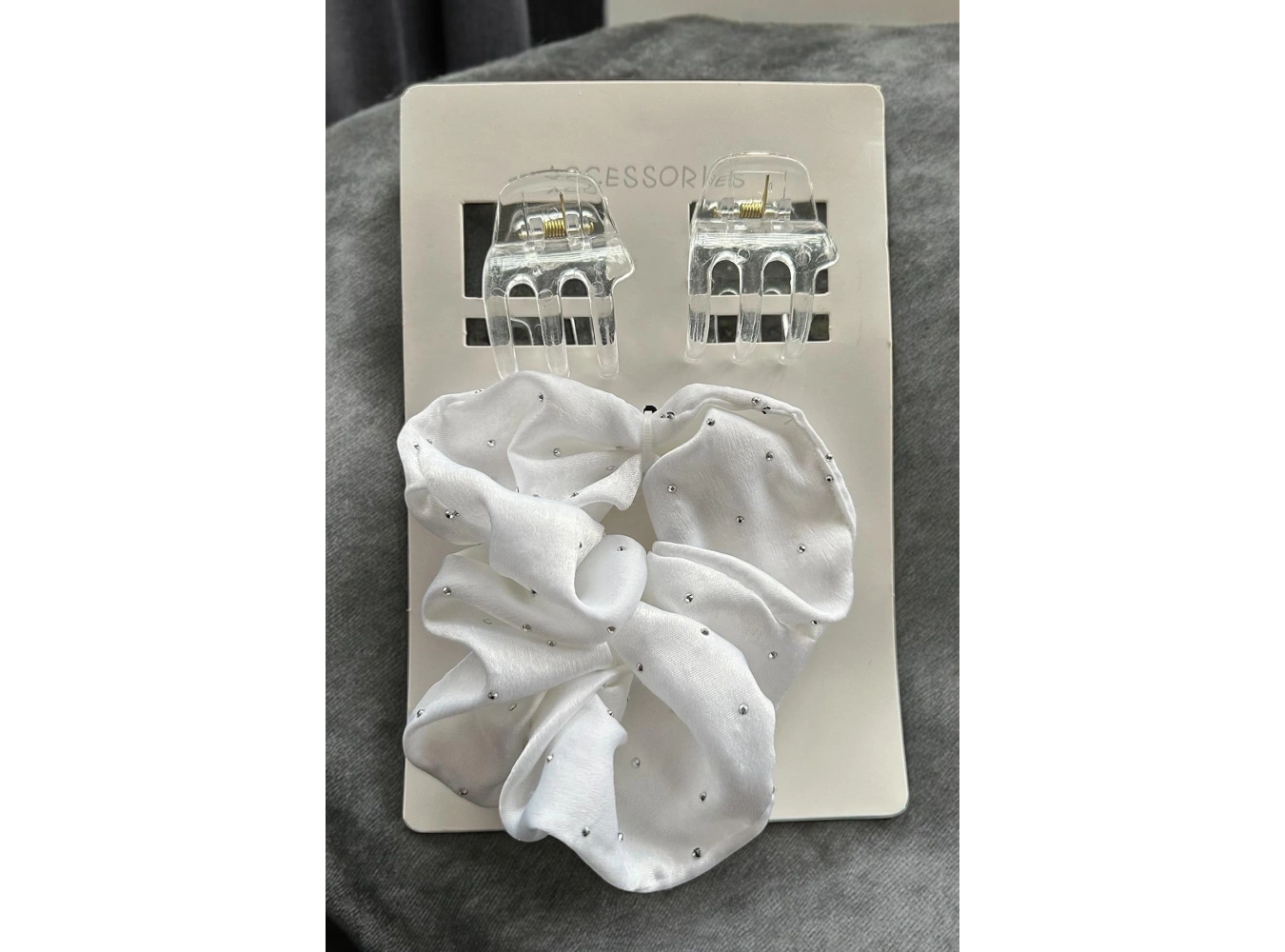 Beyaz Renk 2li Mandal Toka Ve Simit Toka Set