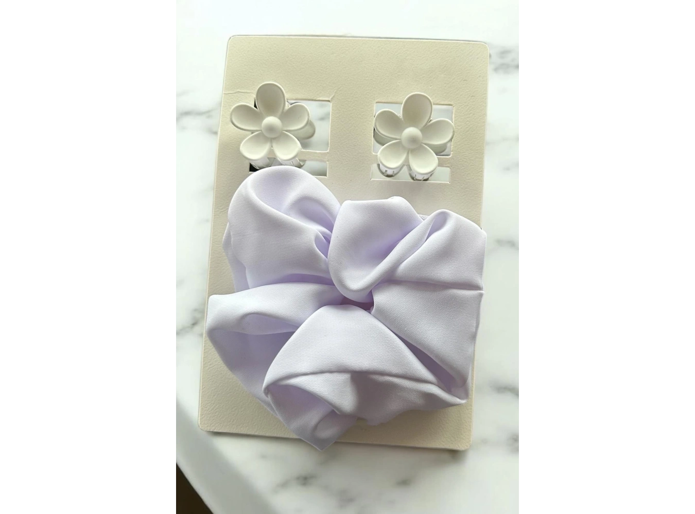 Beyaz Renk 2li Mandal Toka Ve Simit Toka Set