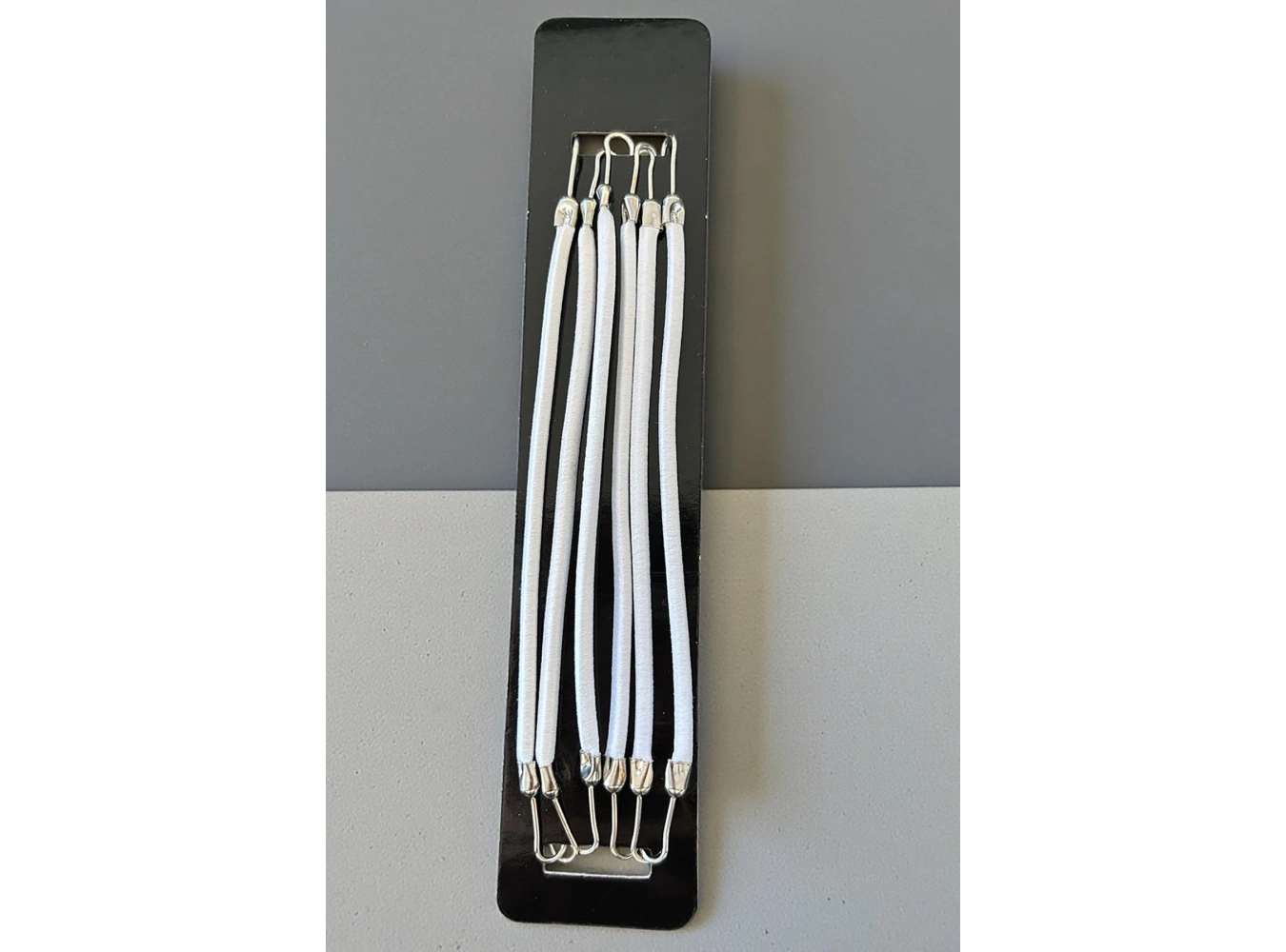 Beyaz Renk 5li Kancalı Toka Set