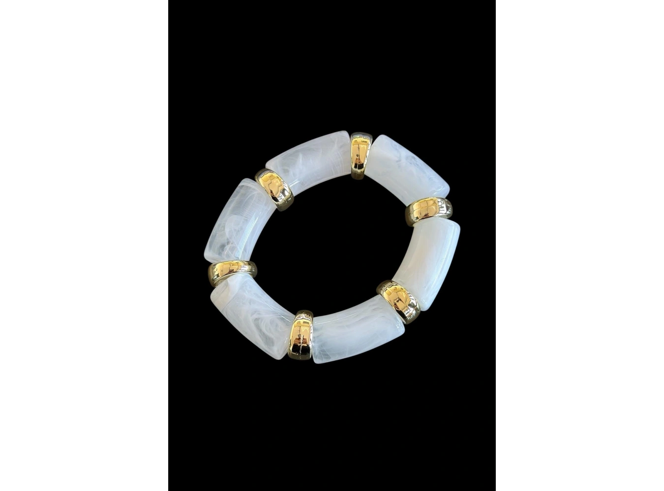 Beyaz Renk Boncuklu Bileklik