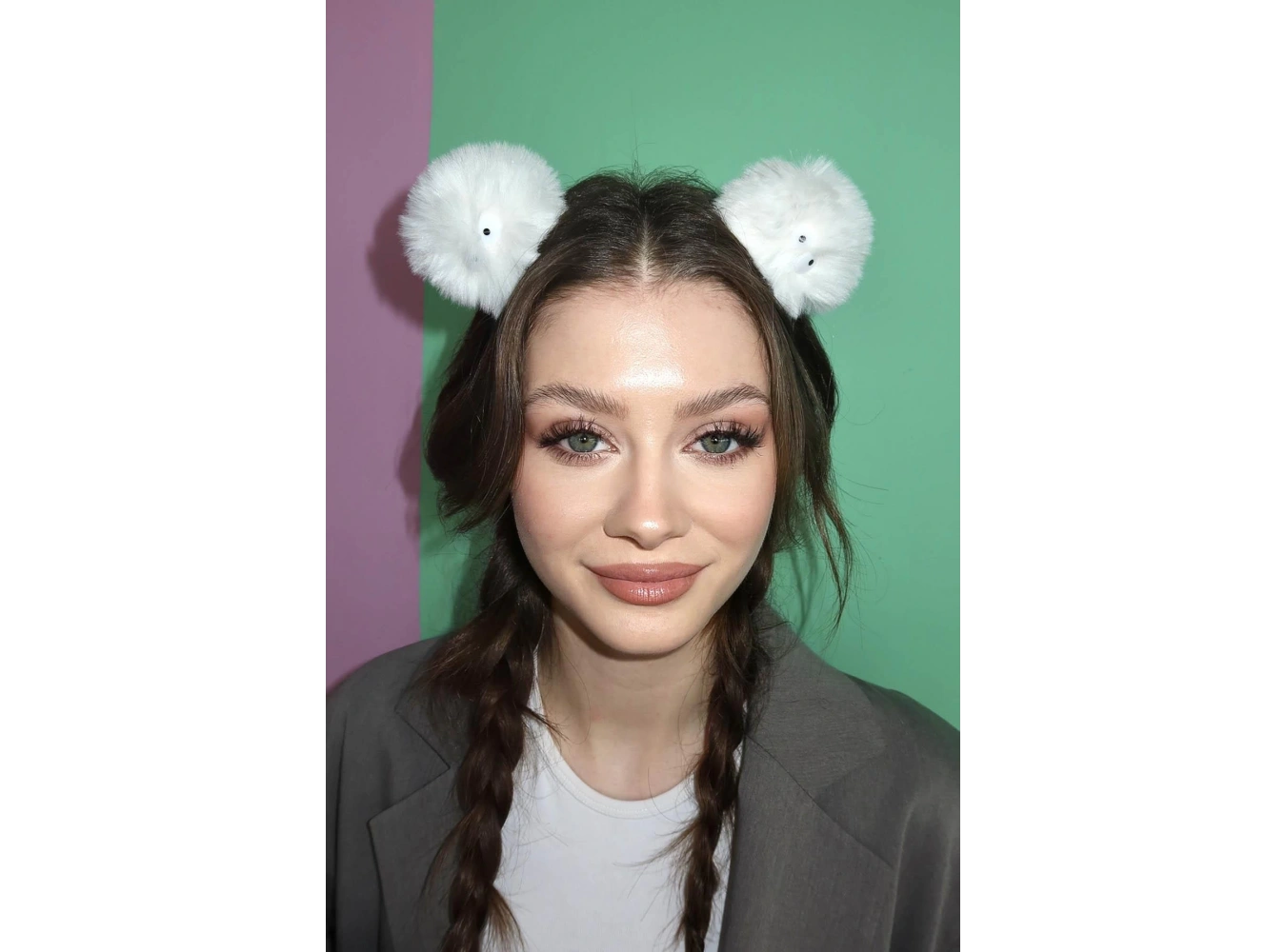 Beyaz Renk Canavar Figürlü Çocuk Taç