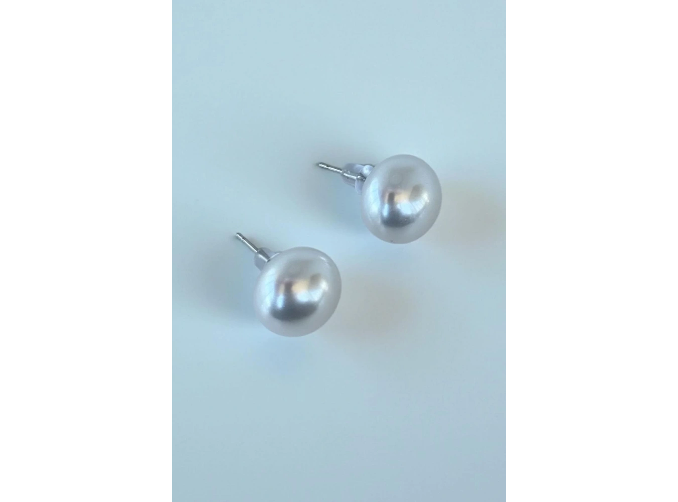 Beyaz Renk İnci Küpe (Çift)