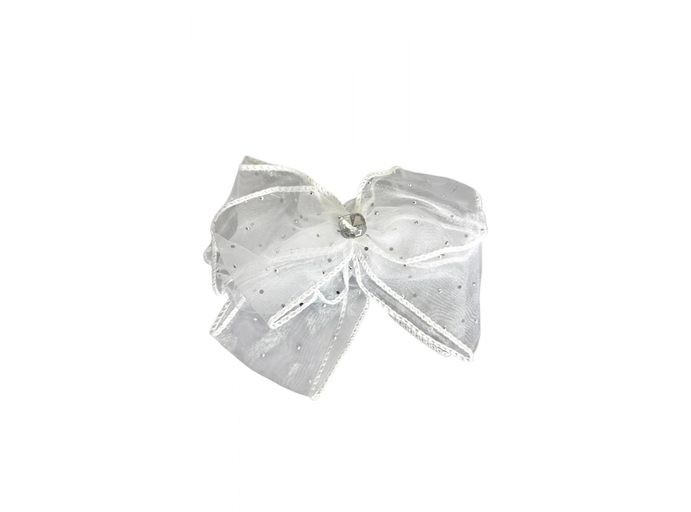 Beyaz Renk Kurdele Figürlü Mandal Toka