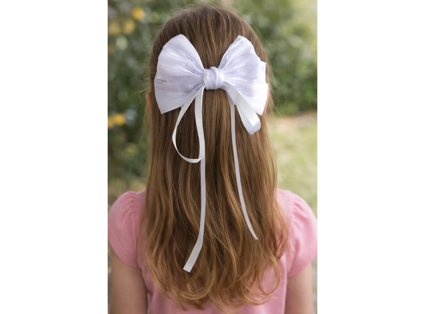 Beyaz Renk Kurdele Figürlü Otomat Toka