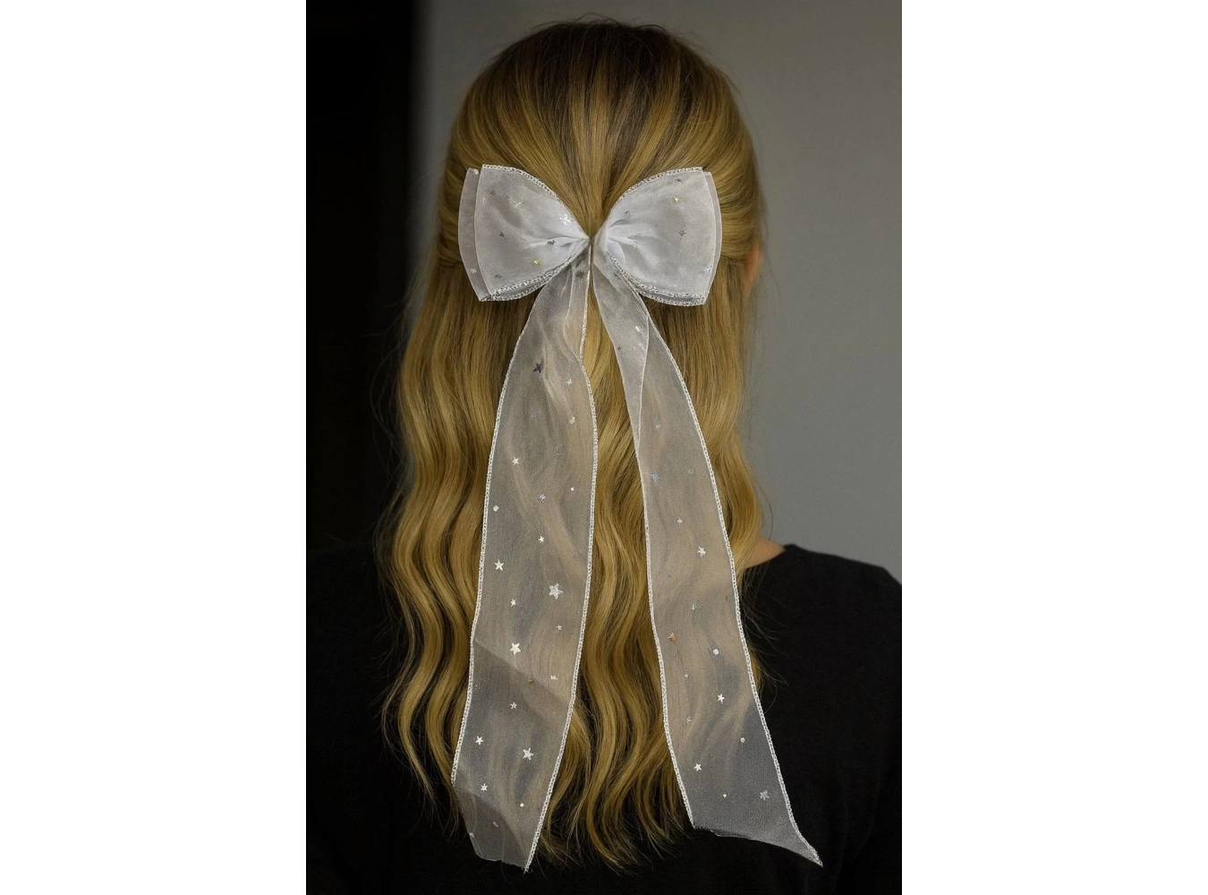 Beyaz Renk Kurdele Figürlü Otomat Toka