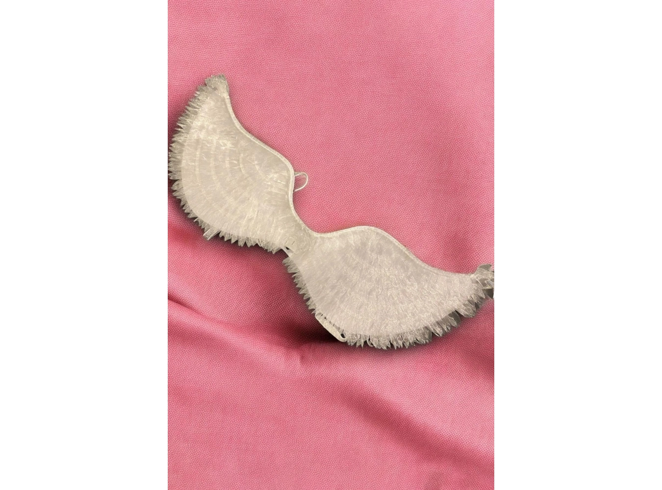 Beyaz Renk Led Yanıp Sönen Işıklı Melek Kanat