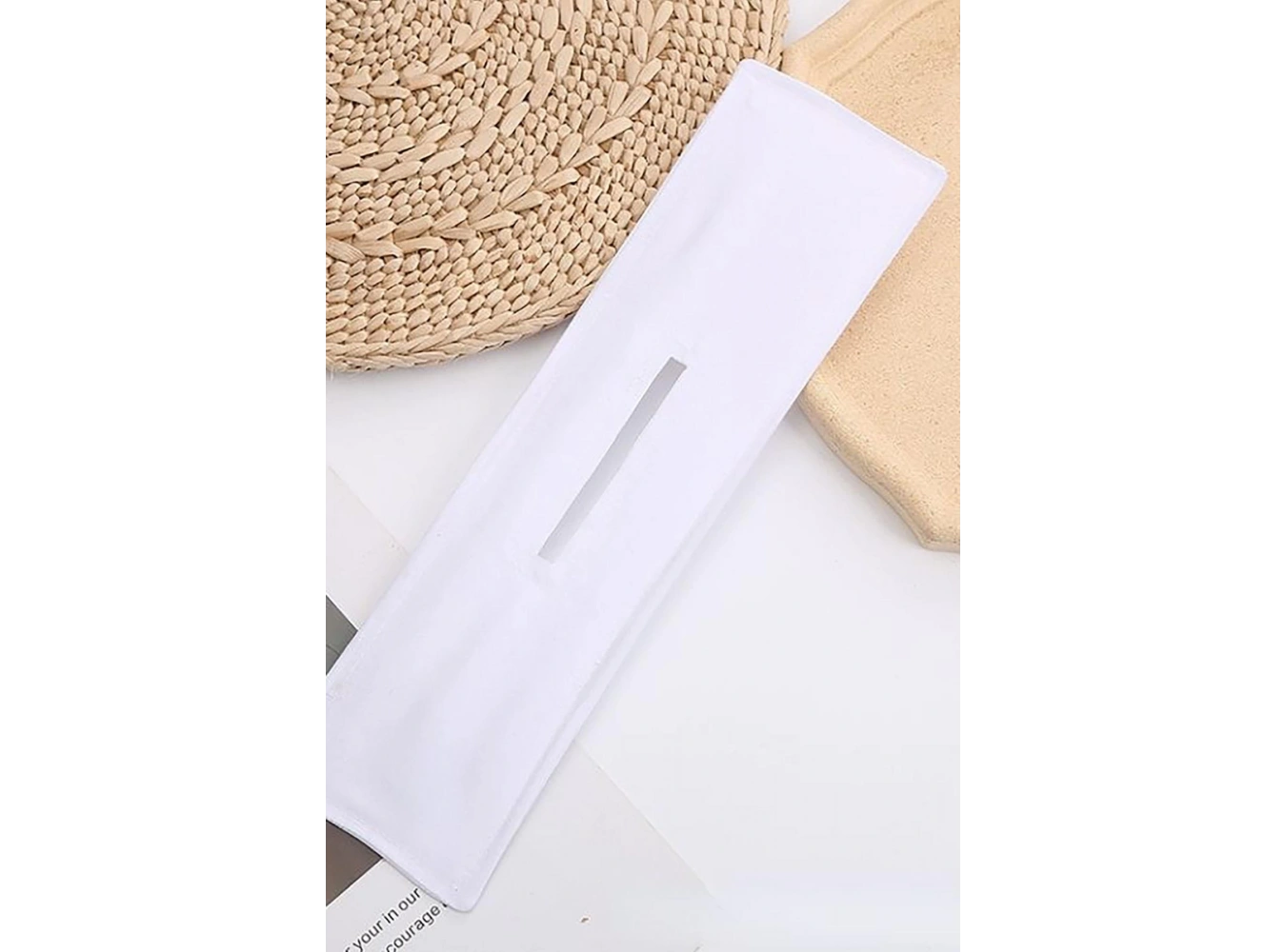 Beyaz Renk Telli Topuz Tokası