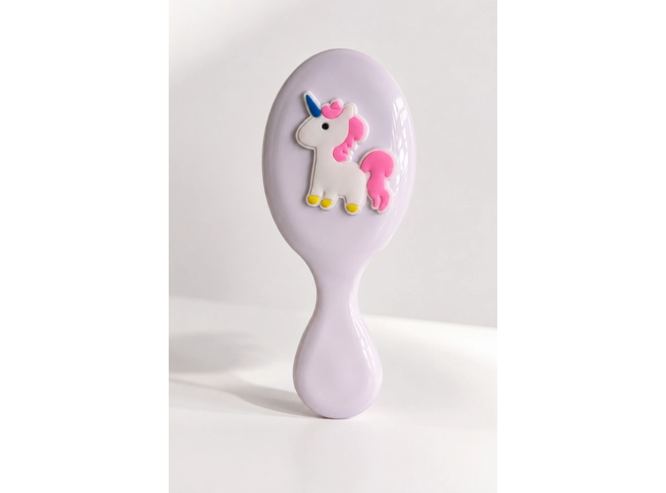 Beyaz  Renk Unicorn Figürlü Çocuk Saç Tarama Fırçası/Tarak