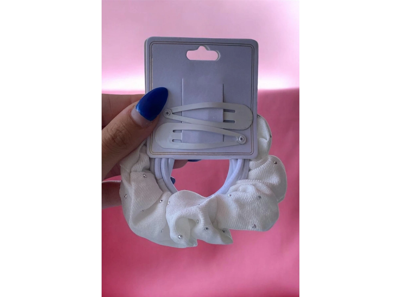 Beyaz Renk Yan Toka, Lastik Toka, Simit Toka Set