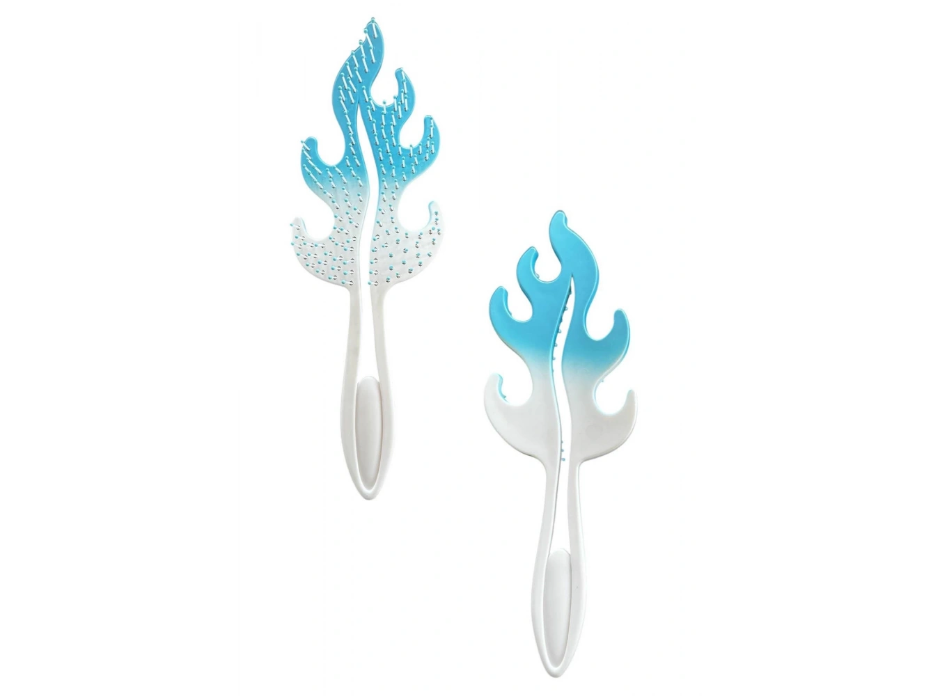 Beyaz Ve Mavi Renk Şaç Fırçası/ Tarak