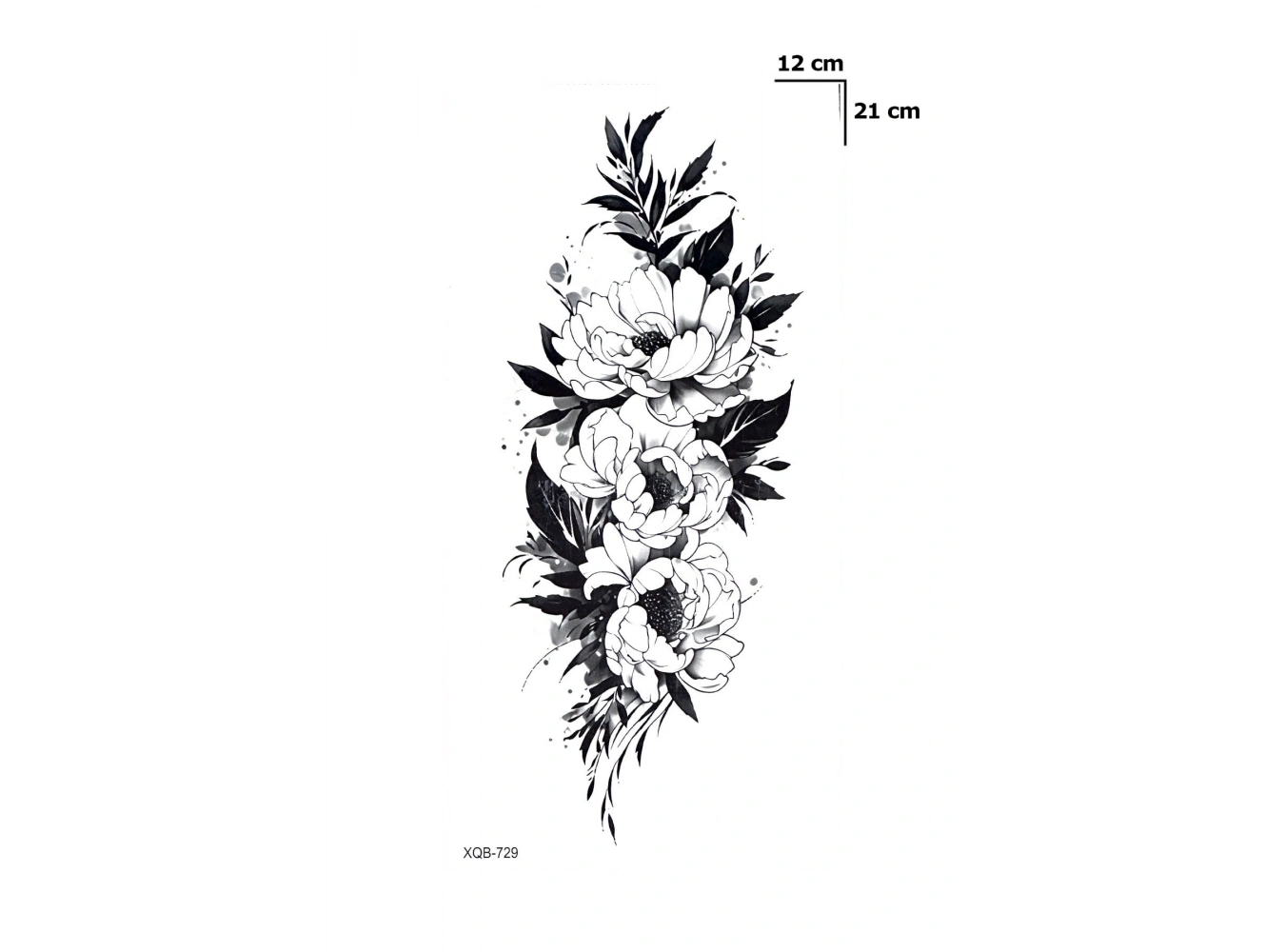 Çiçek Dövme Geçici Tattoo
