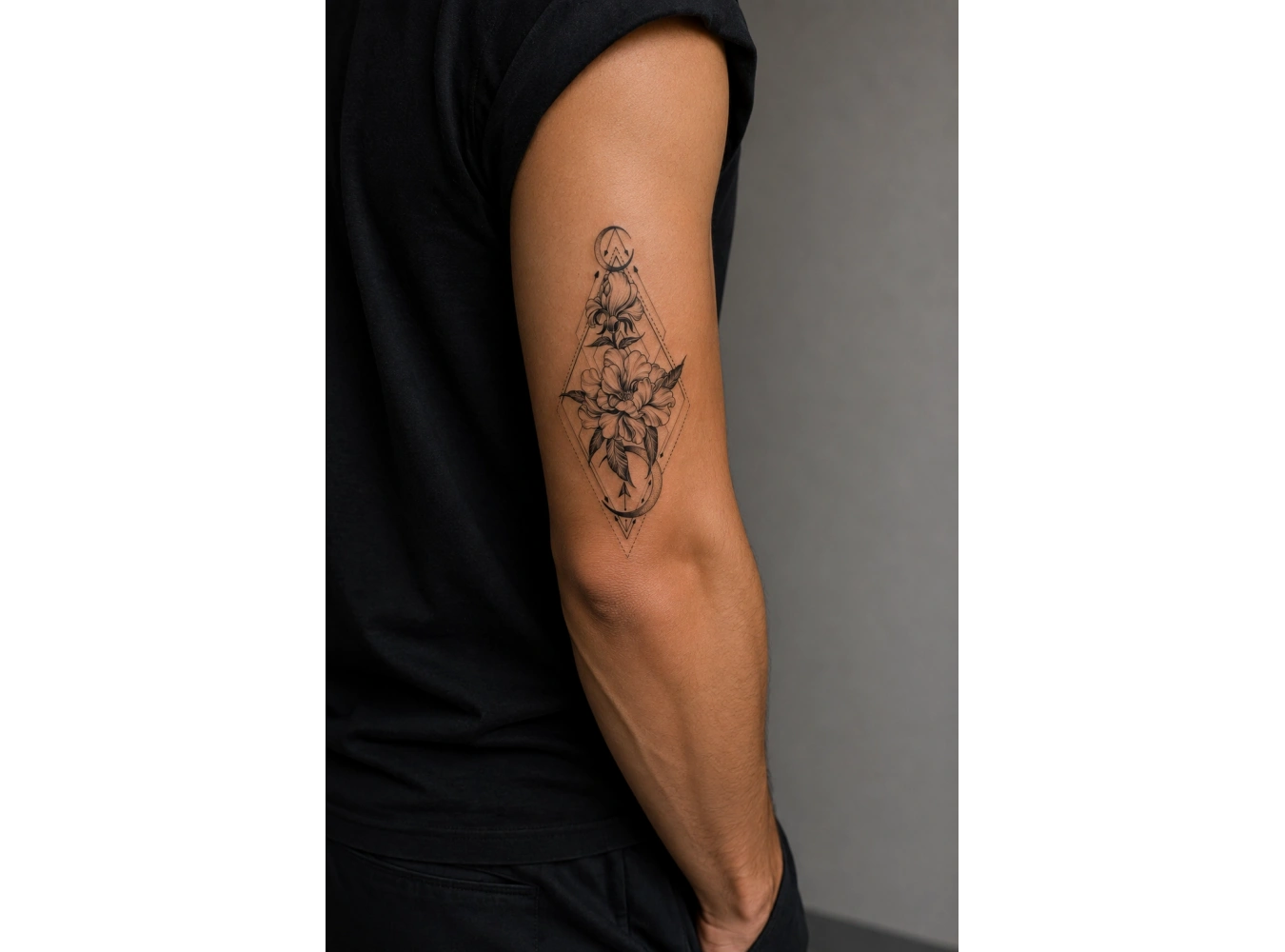 Çiçek Dövme Geçici Tattoo