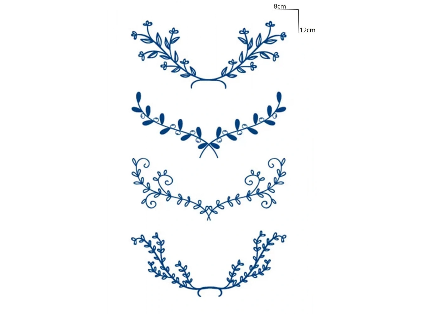 Çiçek Figürlü 12 Saat Sonra Kararan Geçici Dövme Tattoo