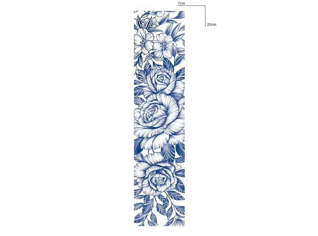 Çiçek Figürlü 12 Saat Sonra Kararan Geçici Dövme Tattoo