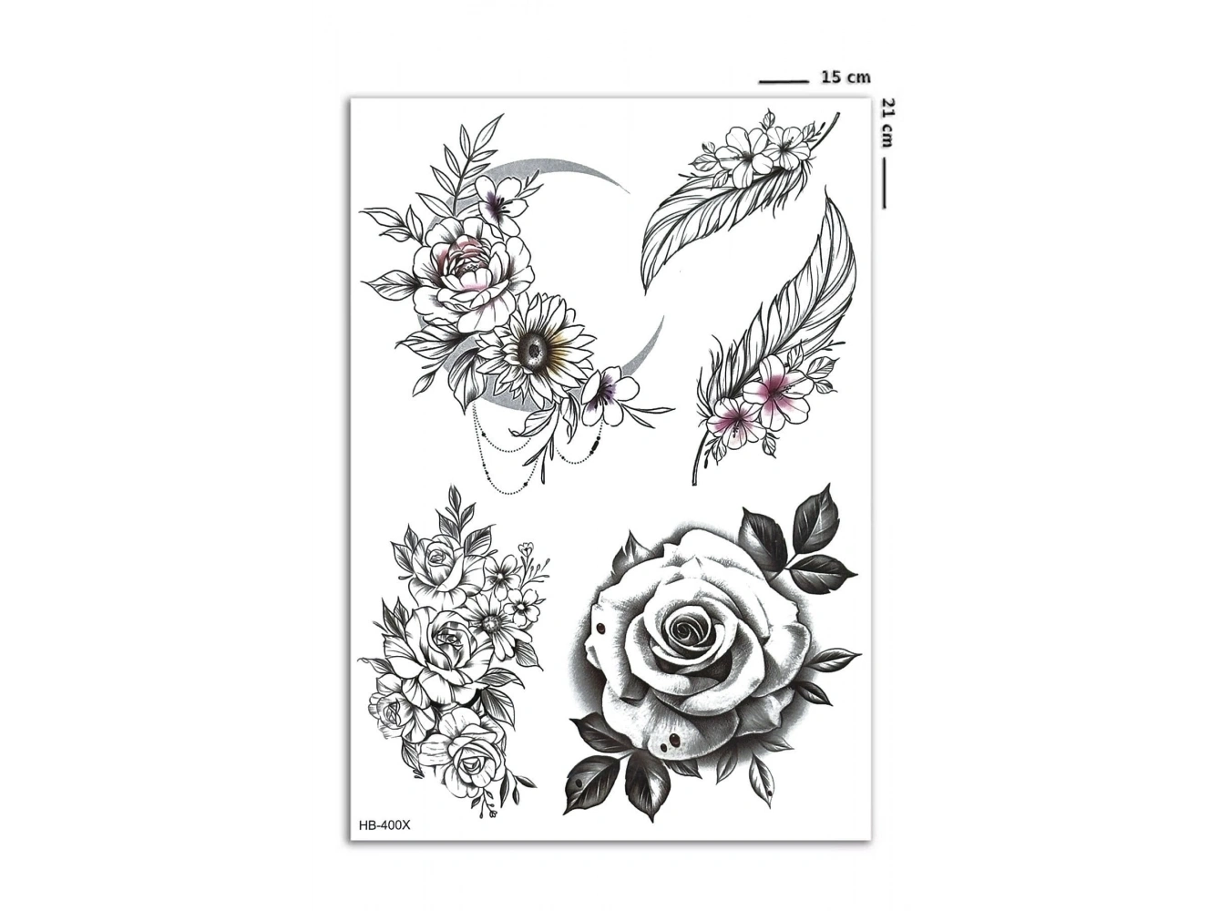 Çiçek Geçici Dövme Tattoo