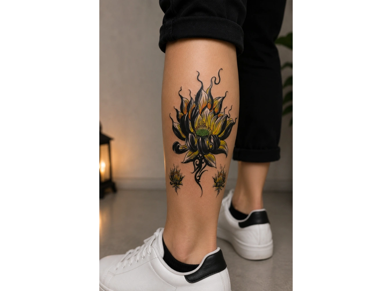 Çiçek Geçici Dövme Tattoo