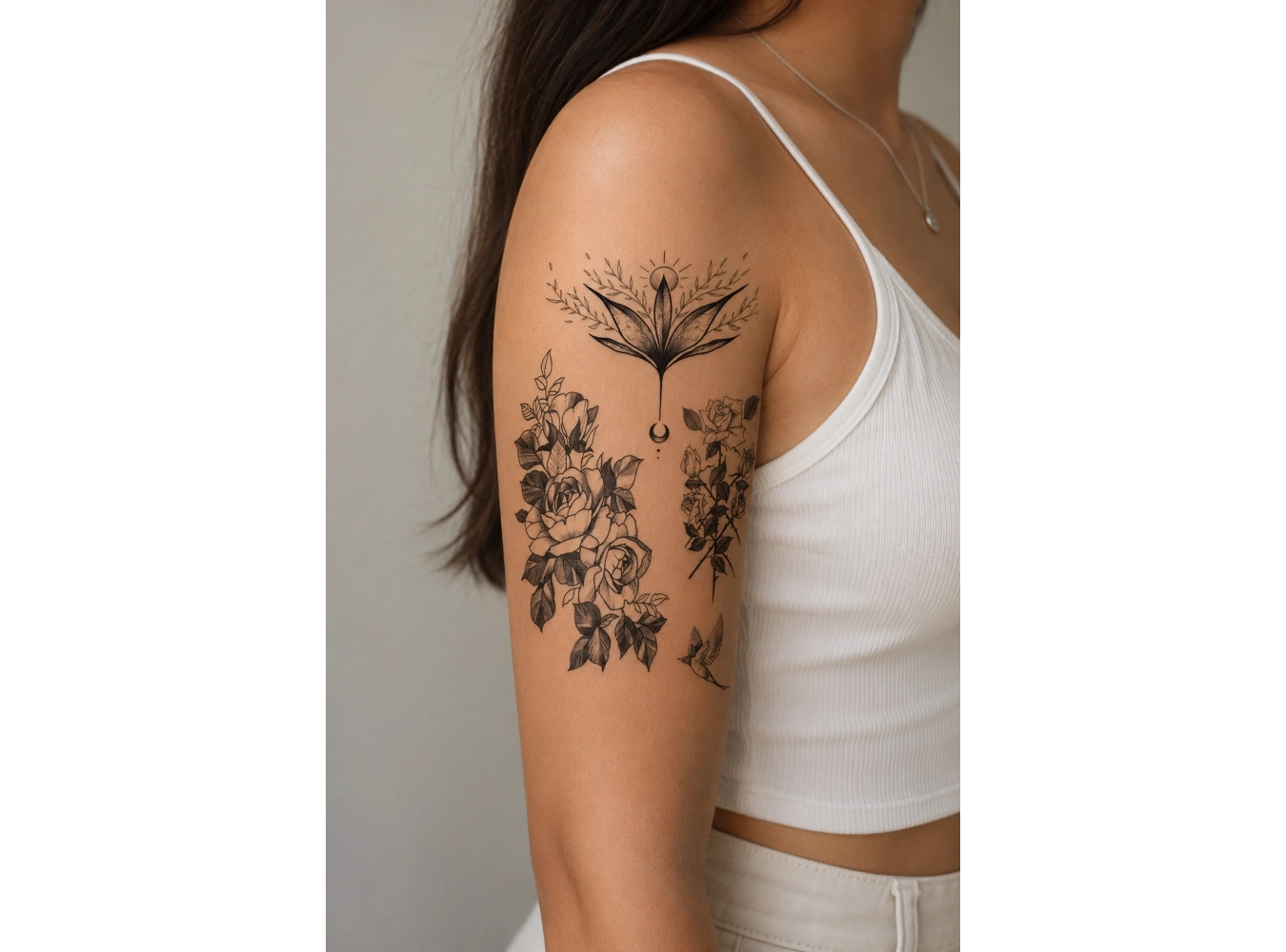 Çiçek Geçici Dövme Tattoo
