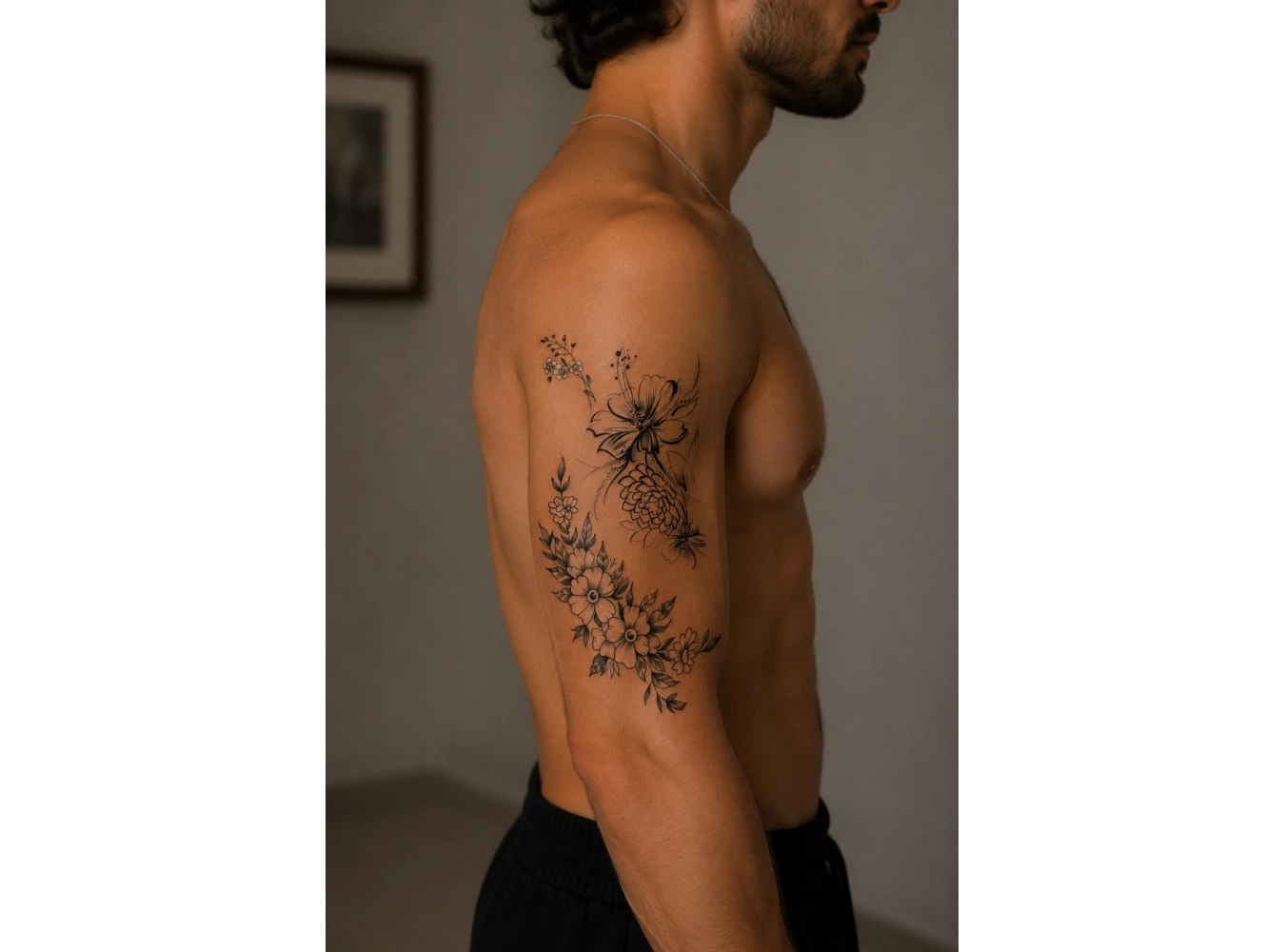 Çiçek Geçici Dövme Tattoo