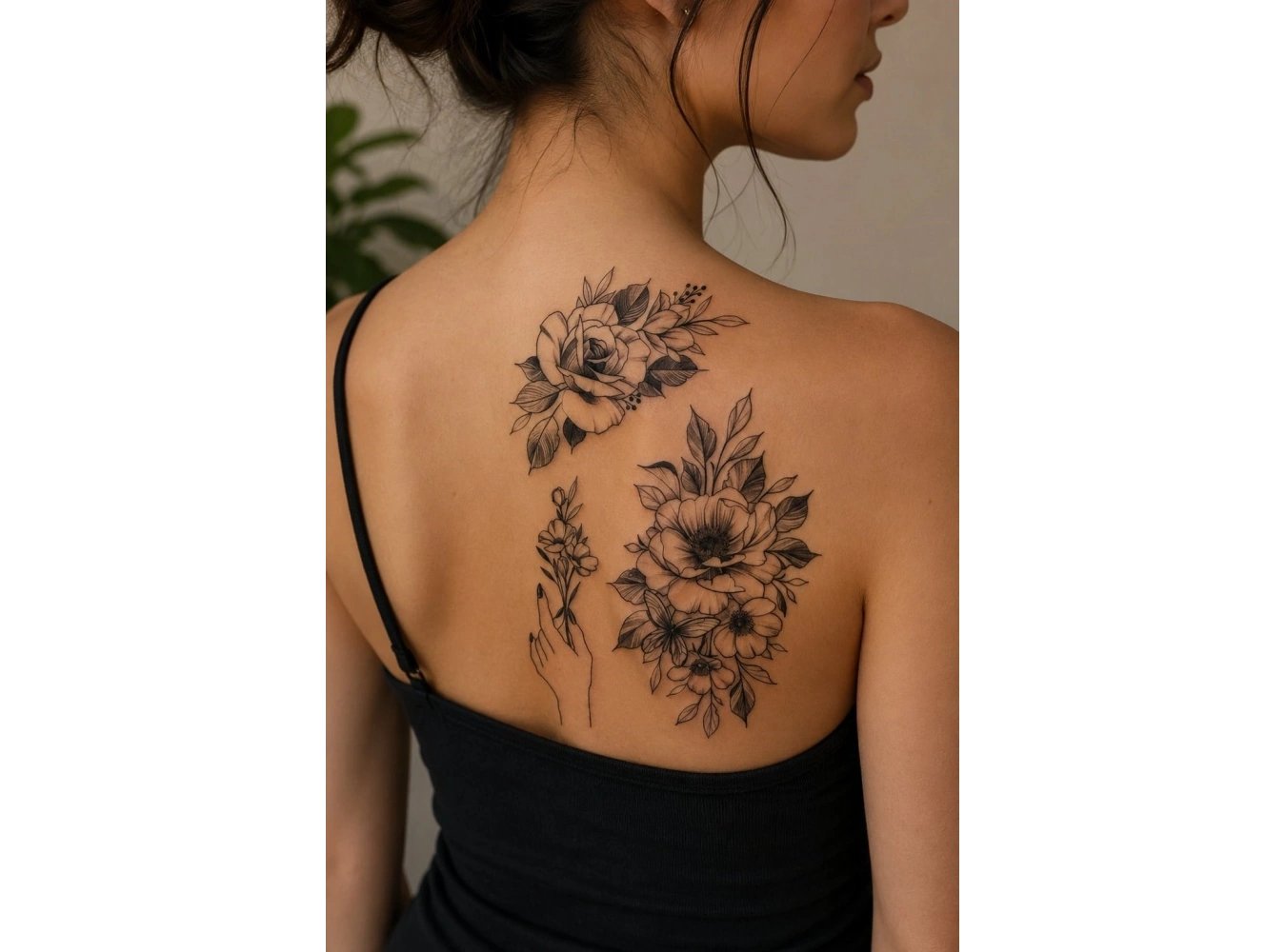 Çiçek Geçici Dövme Tattoo
