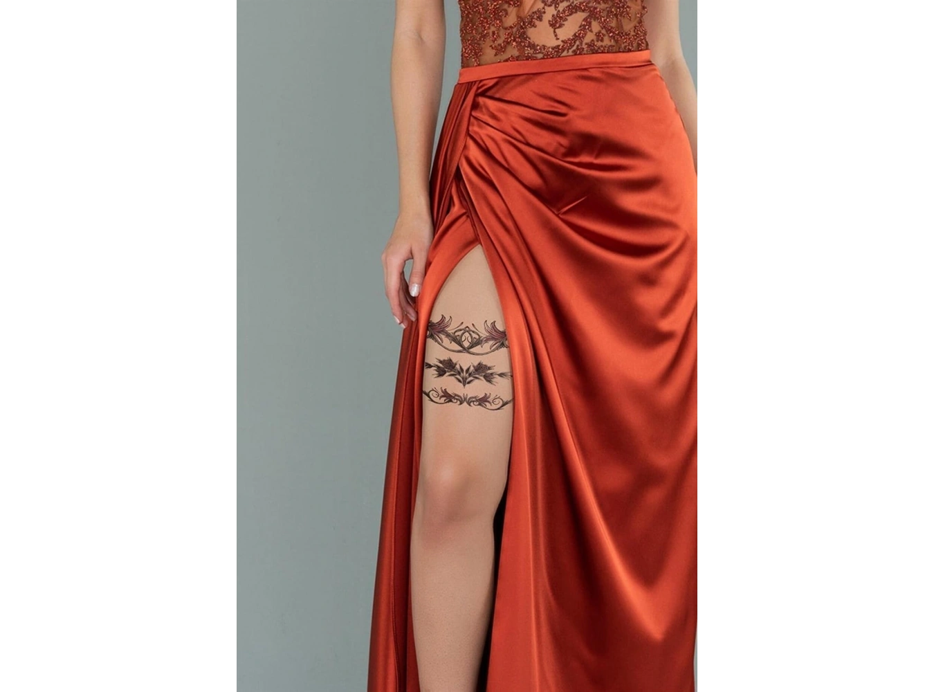 Çiçek Motifli Geçici Dövme Tattoo