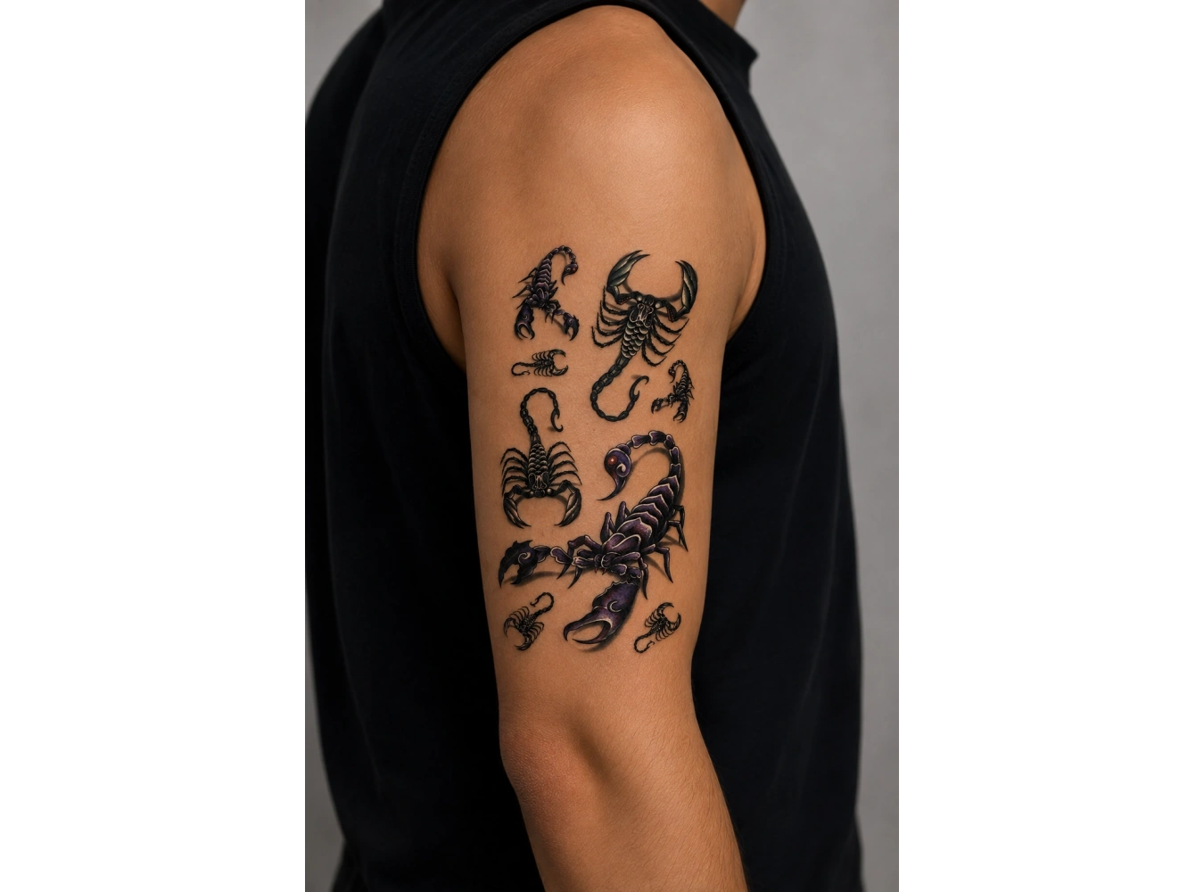 Çoklu Akrep Geçici Dövme Tattoo
