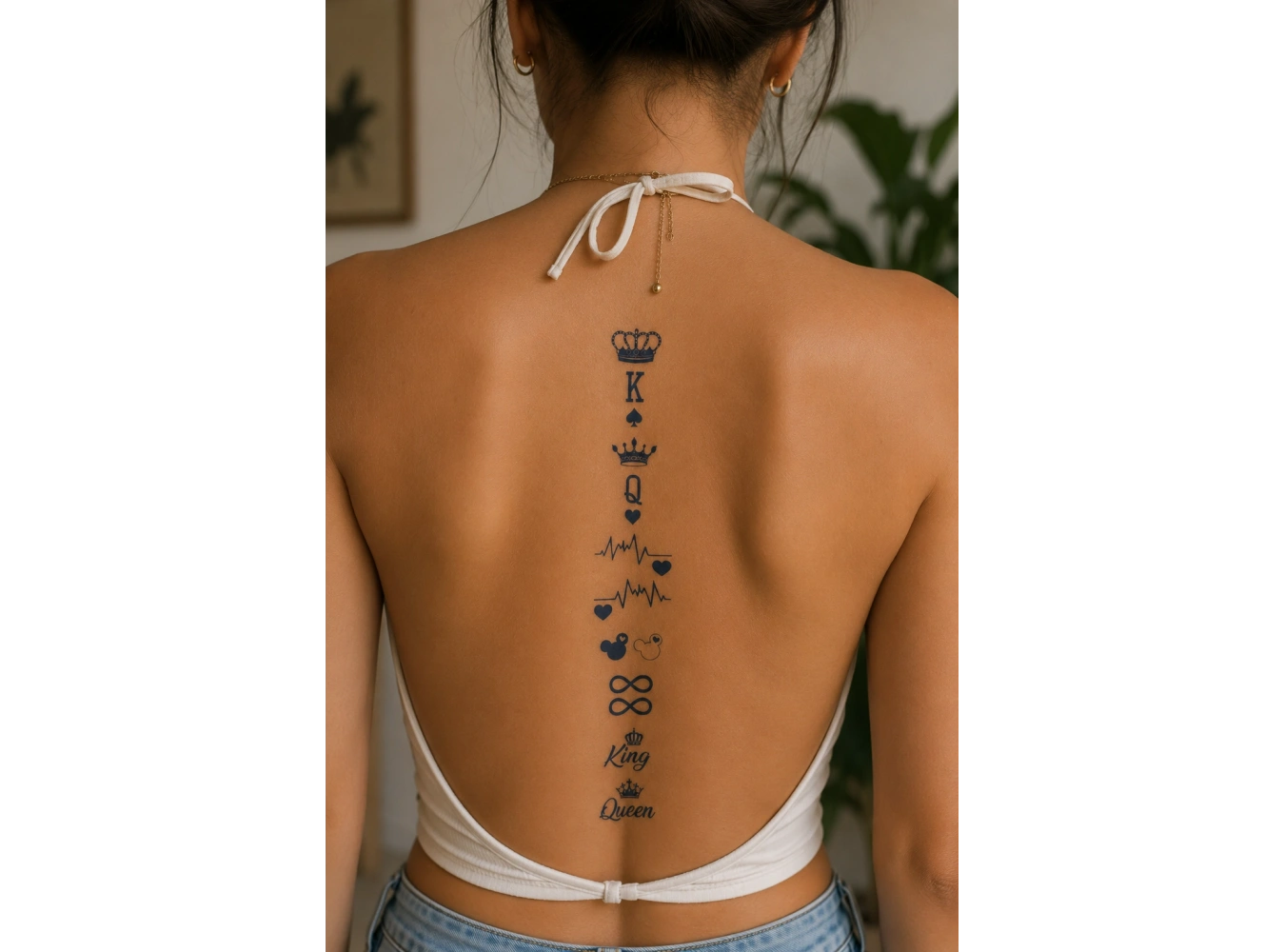 Çoklu Karışık Sonradan Kararan Yarı Kalıcı Geçici Dövme Tattoo