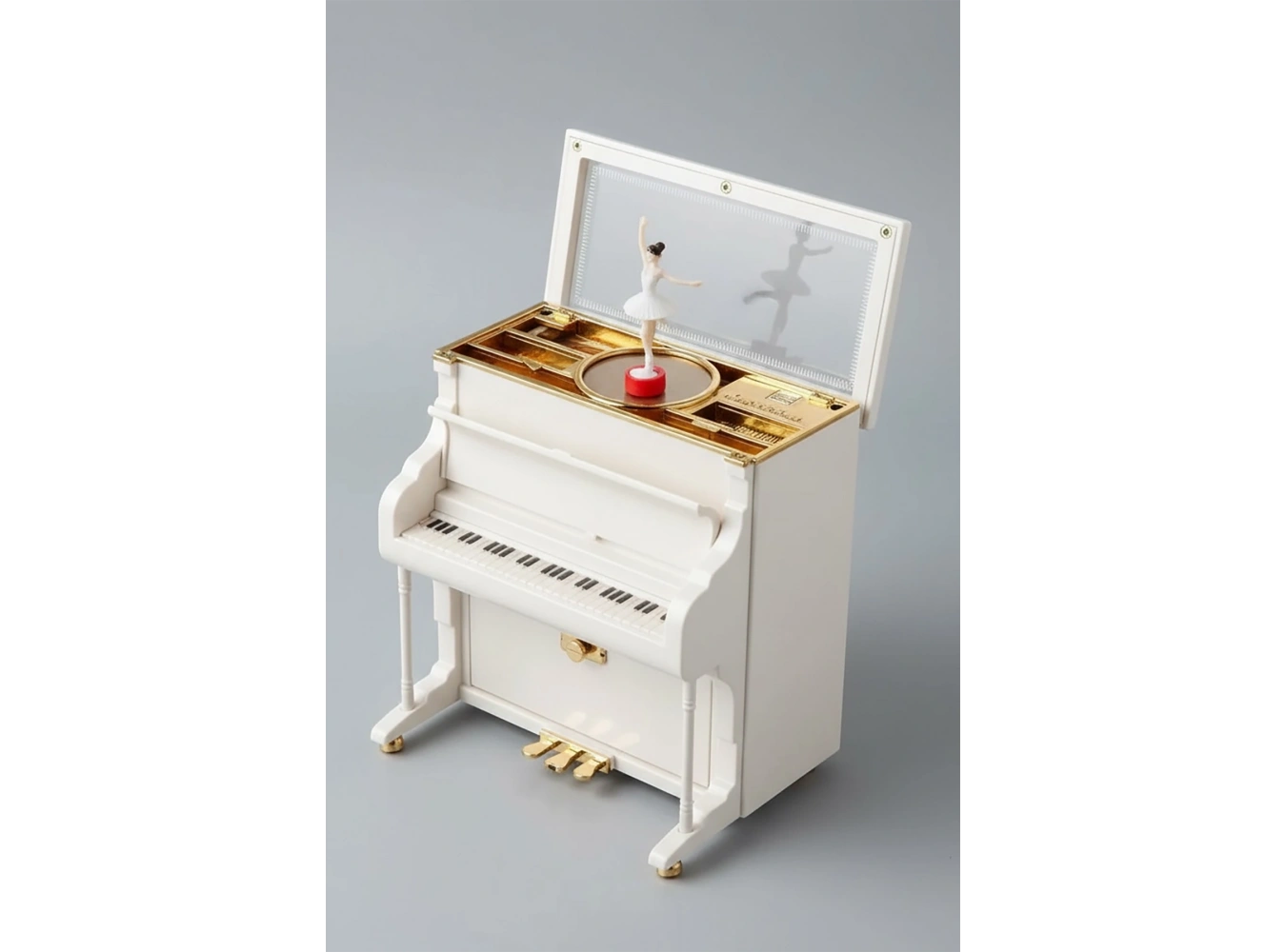 Dans Eden Balerinli Piyano Müzik ve Takı Kutusu