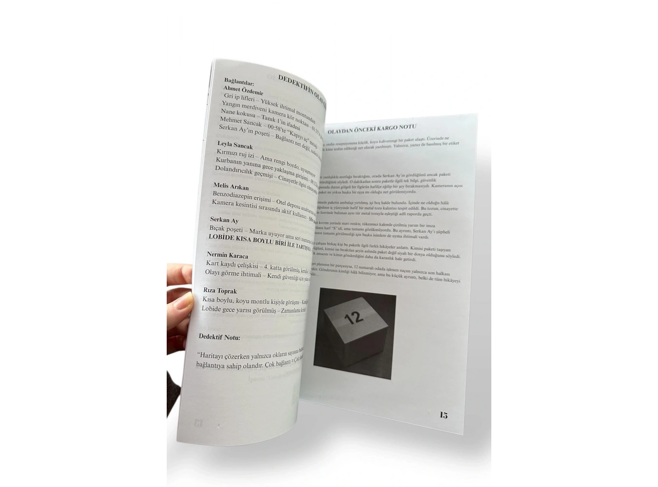 Dedektiflik Cinayet Çözme Oyunu - 12 Numaralı Oda Cinayeti