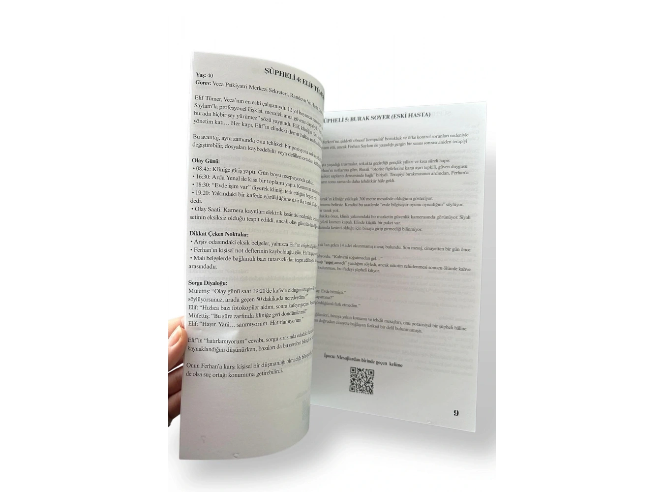 Dedektiflik Cinayet Çözme Oyunu - Kanlı Psikiyatrist Dosyası