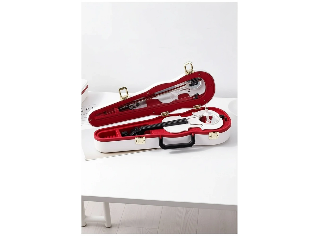 Dekoratif Dans Eden Balerinli Keman Müzik Kutusu