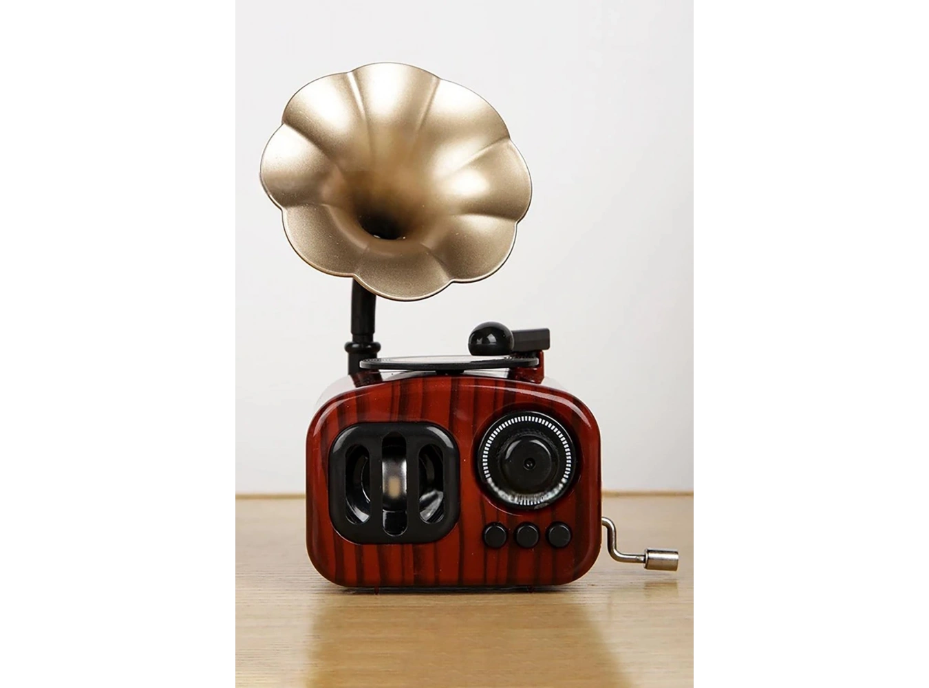 Dekoratif Gramafon Müzik Kutusu