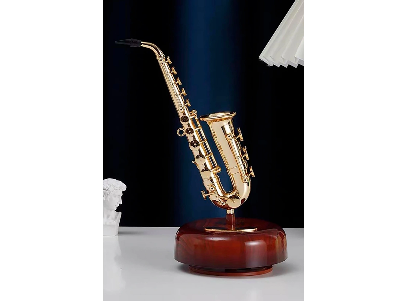 Dekoratif Saksafon Müzik Kutusu