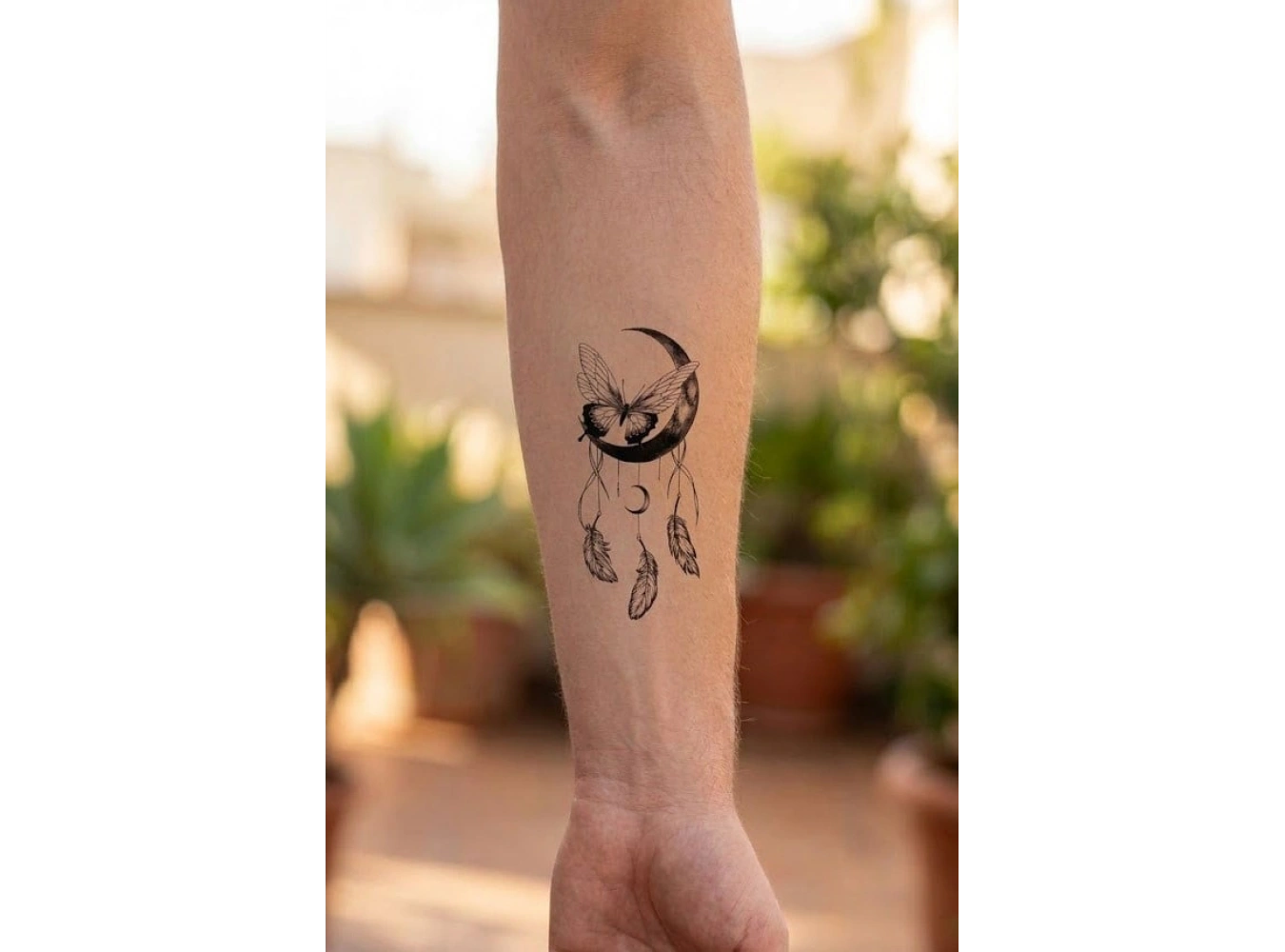 Düş Kapanı Ay Mini Geçici Dövme Tattoo