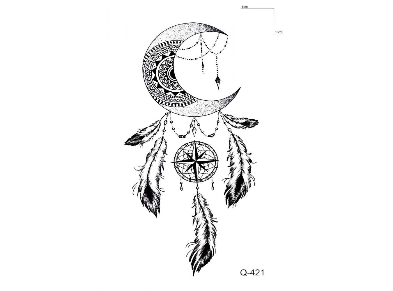 Düş Kapanı Mini Geçici Dövme Tattoo
