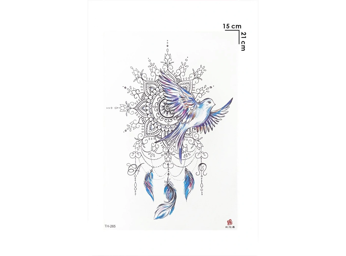 Düş Kapanı ve Kuş Geçici Dövme Tattoo